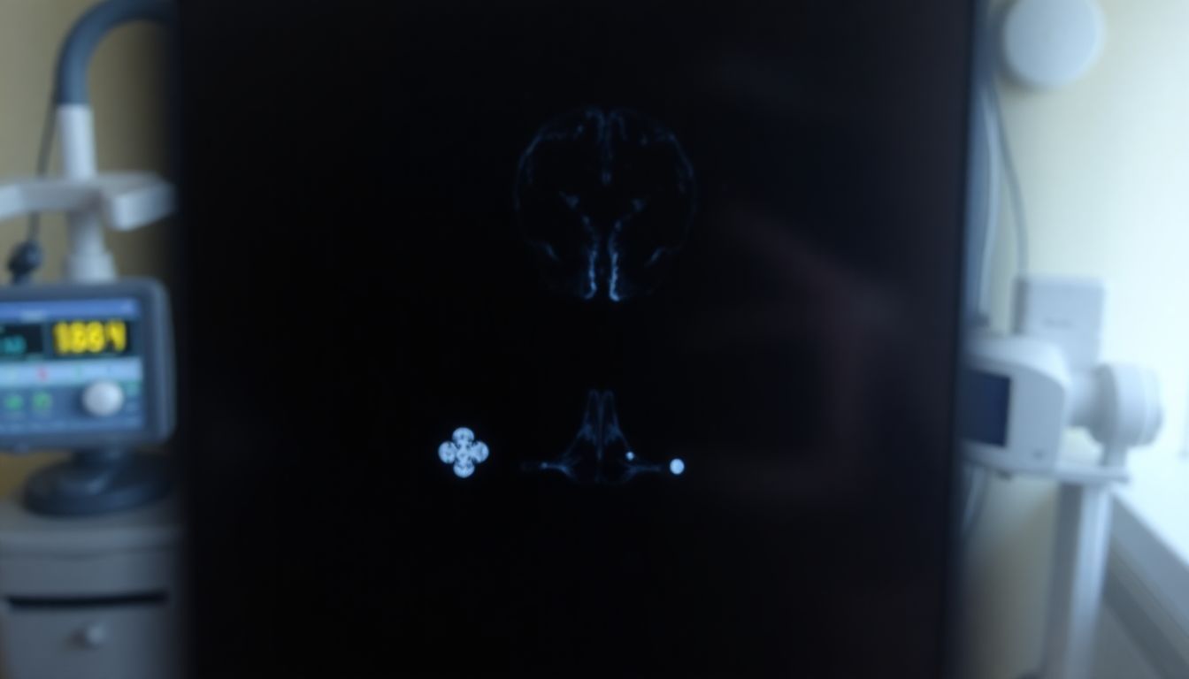 A brain scan reveals subtle damage from a silent stroke.